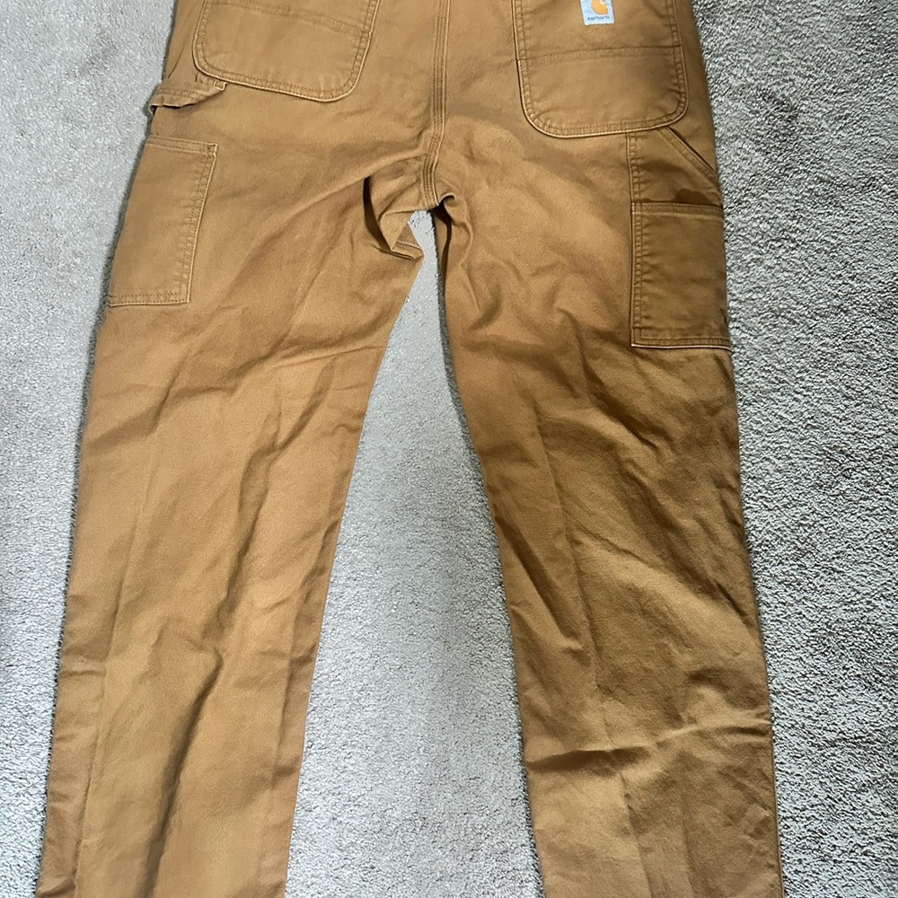 Carhartt Men's Brown Cargo Pants, 36x34 - Picture 2 of 4